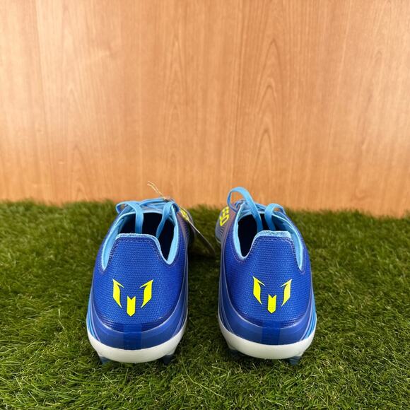 Messi x adidas F50 Pro FG Royal Blue Solar Yellow Cleats JQ7953 Men\'s Size 12 main image 4
